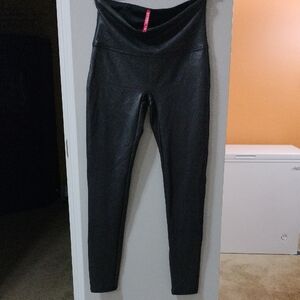 SPANX Black Performance Leggings with Elastic Waistband